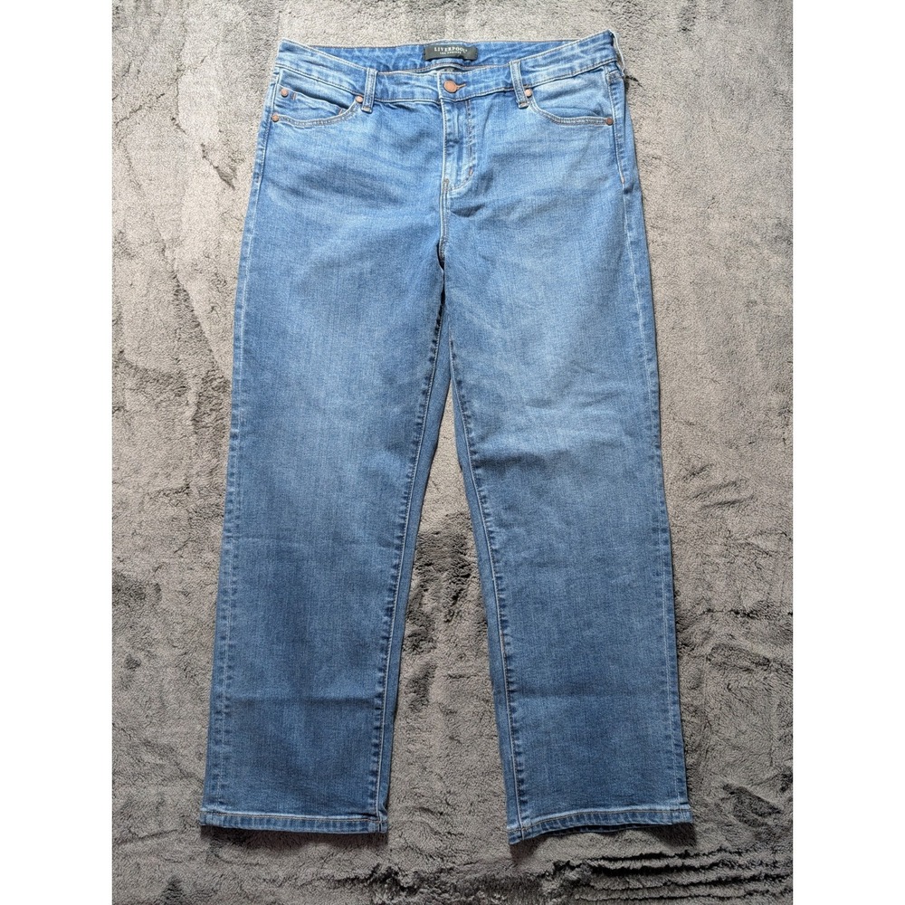 Liverpool Jeans Company Light Blue Cropped Ankle Jeans